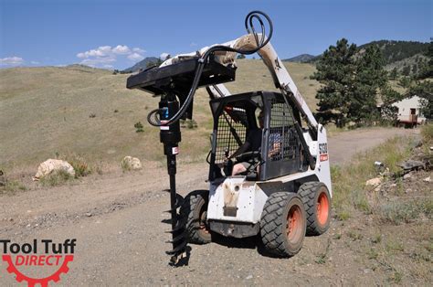 rock digger skid steer attachment|skid steer hole digger attachment.